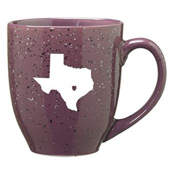 16 oz Ceramic Coffee Mug with Handle - I Heart Texas - I Heart Texas