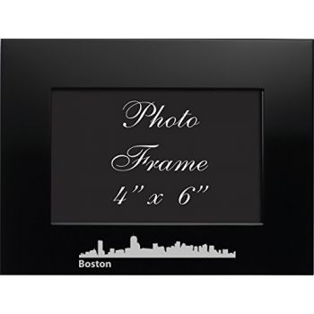 4 x 6  Metal Picture Frame - Boston City Skyline