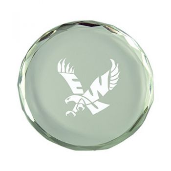Crystal Paper Weight - Eastern Washington Eagles