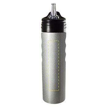 24 oz Stainless Steel Sports Water Bottle  - I Love My Shih Tzu