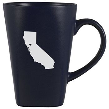 14 oz Square Ceramic Coffee Mug - I Heart California - I Heart California