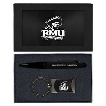 Prestige Pen and Keychain Gift Set - Robert Morris Colonials