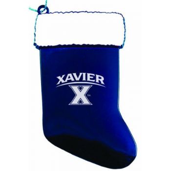 Pewter Stocking Christmas Ornament - Xavier Musketeers