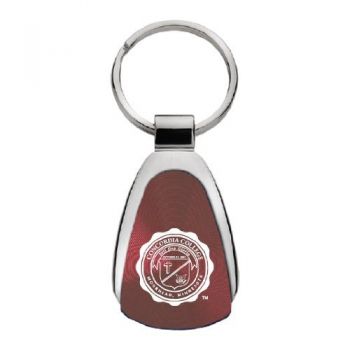Teardrop Shaped Keychain Fob - Concordia Chicago Cougars