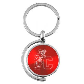 Spinner Round Keychain - Cornell Big Red