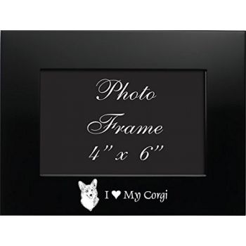 4 x 6  Metal Picture Frame  - I Love My Corgi