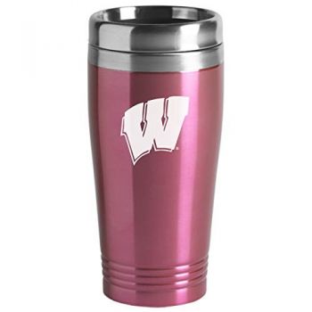 16 oz Stainless Steel Insulated Tumbler - Wisconsin Badgers