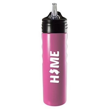 24 oz Stainless Steel Sports Water Bottle - New Jersey Home Themed - New Jersey Home Themed