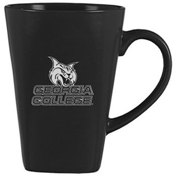 14 oz Square Ceramic Coffee Mug - Georgia College Bobcats