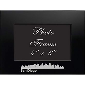 4 x 6  Metal Picture Frame - San Diego City Skyline