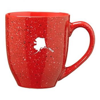 16 oz Ceramic Coffee Mug with Handle - I Heart Alaska - I Heart Alaska