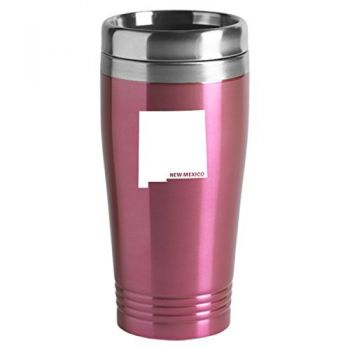 16 oz Stainless Steel Insulated Tumbler - New Mexico State Outline - New Mexico State Outline