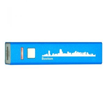 Quick Charge Portable Power Bank 2600 mAh - Boston City Skyline
