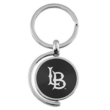 Spinner Round Keychain - Long Beach State 49ers