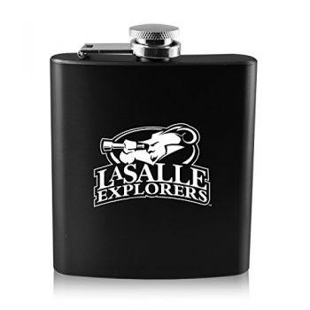 6 oz Stainless Steel Hip Flask - La Salle Explorers