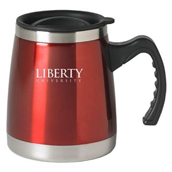 16 oz Stainless Steel Coffee Tumbler - Liberty Flames