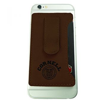 Cell Phone Card Holder Wallet with Money Clip - Cornell Big Red