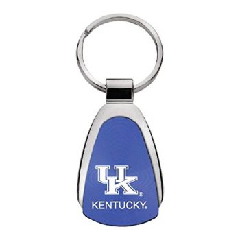 Teardrop Shaped Keychain Fob - Kentucky Wildcats