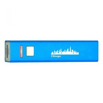 Quick Charge Portable Power Bank 2600 mAh - Chicago City Skyline