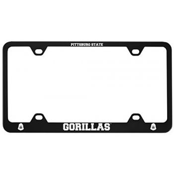 Stainless Steel License Plate Frame - PITT State Gorillas