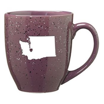 16 oz Ceramic Coffee Mug with Handle - I Heart Washington - I Heart Washington