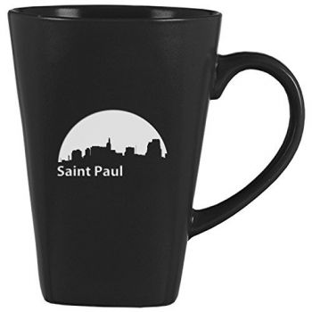 14 oz Square Ceramic Coffee Mug - Saint Paul City Skyline