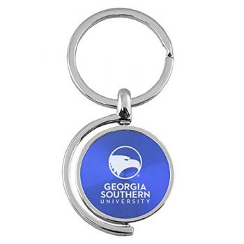 Spinner Round Keychain - Georgia Southern Eagles