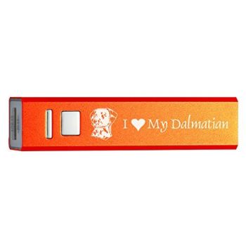Quick Charge Portable Power Bank 2600 mAh  - I Love My Dalmatian