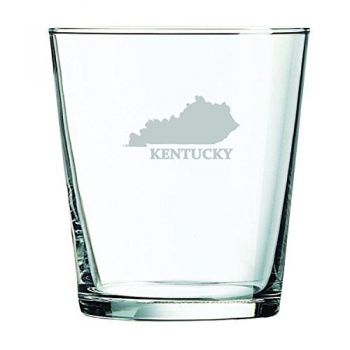 13 oz Cocktail Glass - Kentucky State Outline - Kentucky State Outline