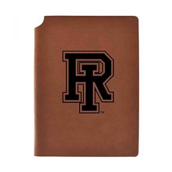 Leather Hardcover Notebook Journal - Rhode Island Rams