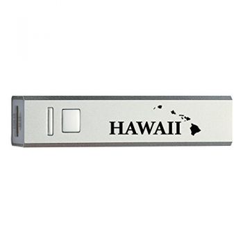 Quick Charge Portable Power Bank 2600 mAh - Hawaii State Outline - Hawaii State Outline