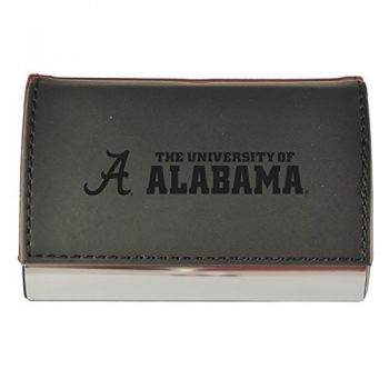 PU Leather Business Card Holder - Alabama Crimson Tide