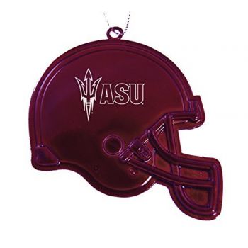 Football Helmet Pewter Christmas Ornament - ASU Sun Devils