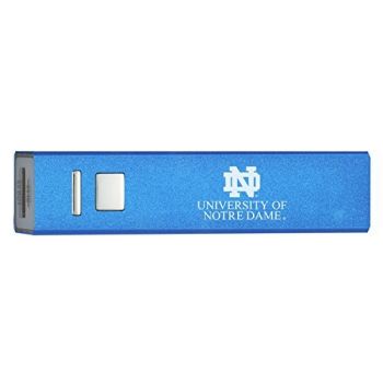 Quick Charge Portable Power Bank 2600 mAh - Notre Dame Fighting Irish