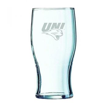 19.5 oz Irish Pint Glass - Northern Iowa Panthers