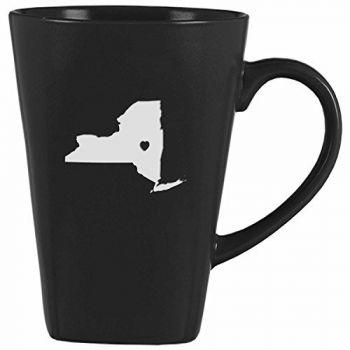 14 oz Square Ceramic Coffee Mug - I Heart New York - I Heart New York