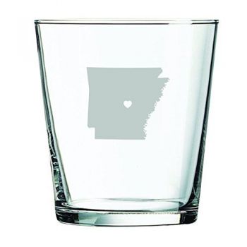 13 oz Cocktail Glass - I Heart Arkansas - I Heart Arkansas