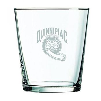 13 oz Cocktail Glass - Quinnipiac bobcats
