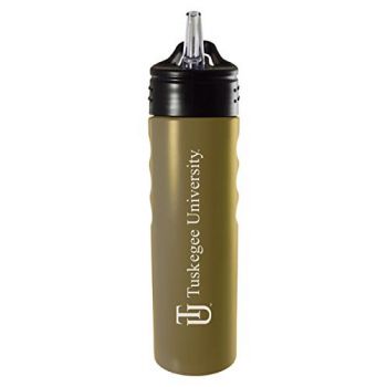 24 oz Stainless Steel Sports Water Bottle - Tuskegee Tigers