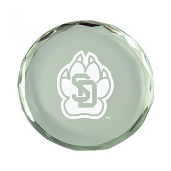 Crystal Paper Weight - South Dakota Coyotes