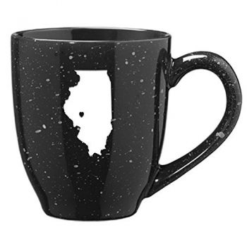 16 oz Ceramic Coffee Mug with Handle - I Heart Illinois - I Heart Illinois