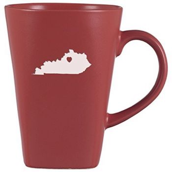 14 oz Square Ceramic Coffee Mug - I Heart Kentucky - I Heart Kentucky