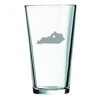 16 oz Pint Glass  - I Heart Kentucky - I Heart Kentucky
