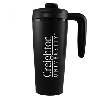 16 oz Insulated Tumbler with Handle - Creighton Blue Jays