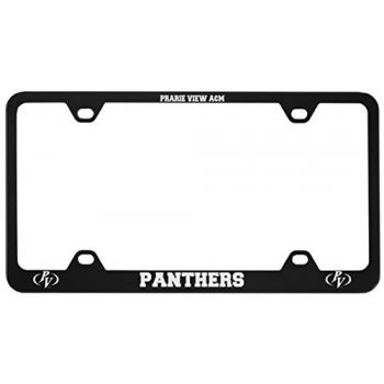 Stainless Steel License Plate Frame - Prairie View A&M Panthers
