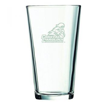 16 oz Pint Glass  - Coastal Carolina Chanticleers