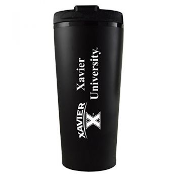16 oz Insulated Tumbler with Lid - Xavier Musketeers