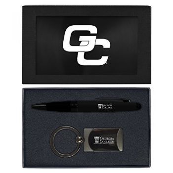 Prestige Pen and Keychain Gift Set - Georgia College Bobcats