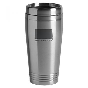 16 oz Stainless Steel Insulated Tumbler - South Dakota State Outline - South Dakota State Outline