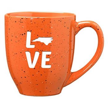 16 oz Ceramic Coffee Mug with Handle - North Carolina Love - North Carolina Love
